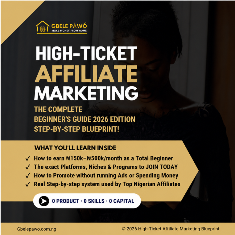 High Ticket Affiliate Marketing Blueprint...